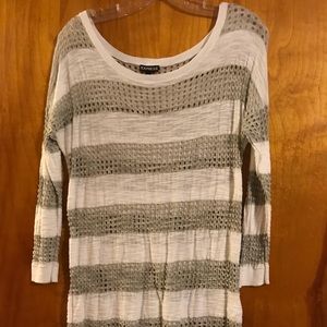 Express sheer sweater size medium